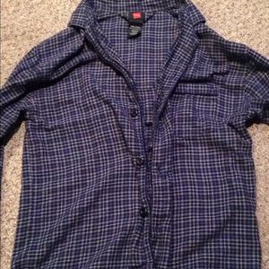 Hanes button up light jacket
